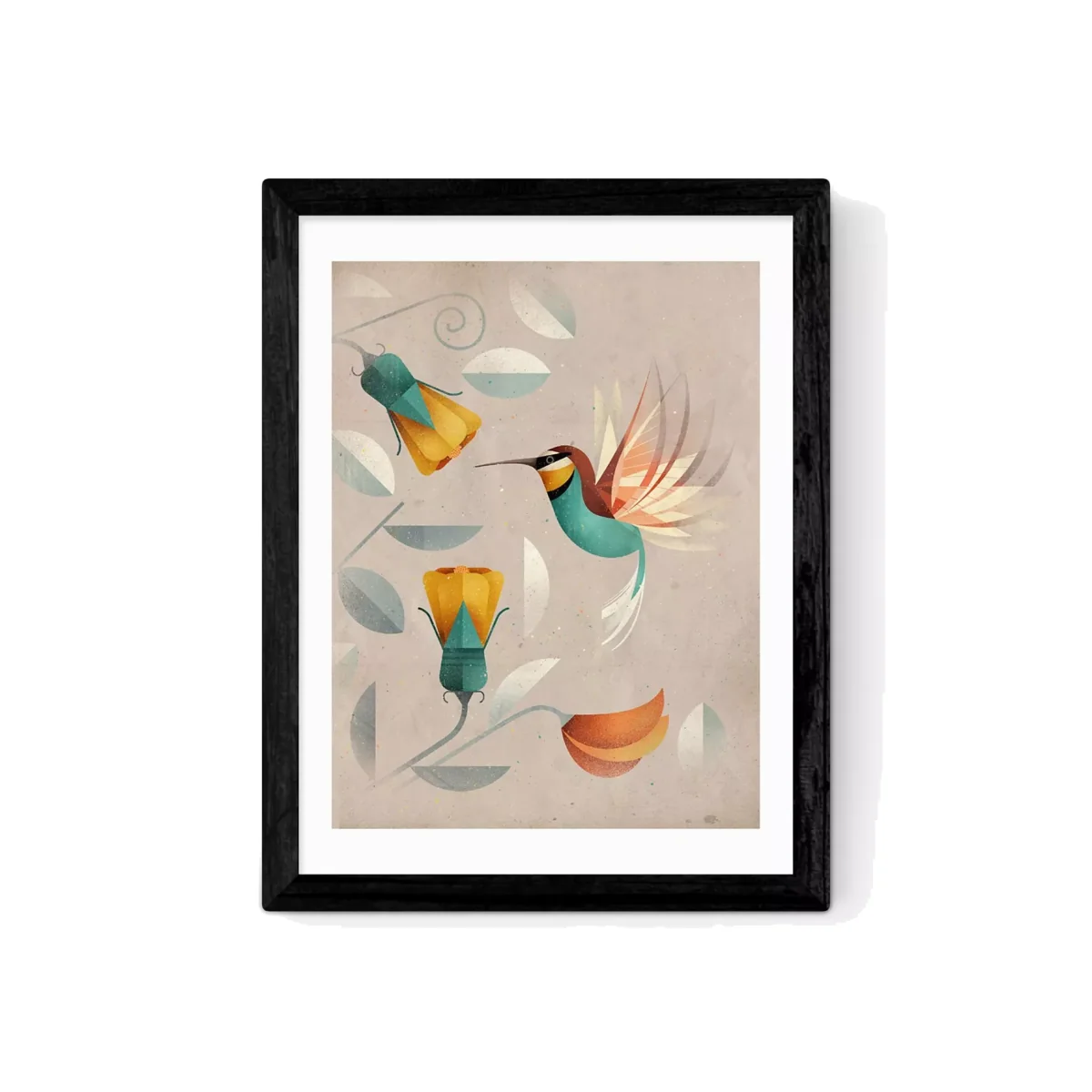 EAST END PRINTS Dieter Braun 'Hummingbird' Framed Print – image 1