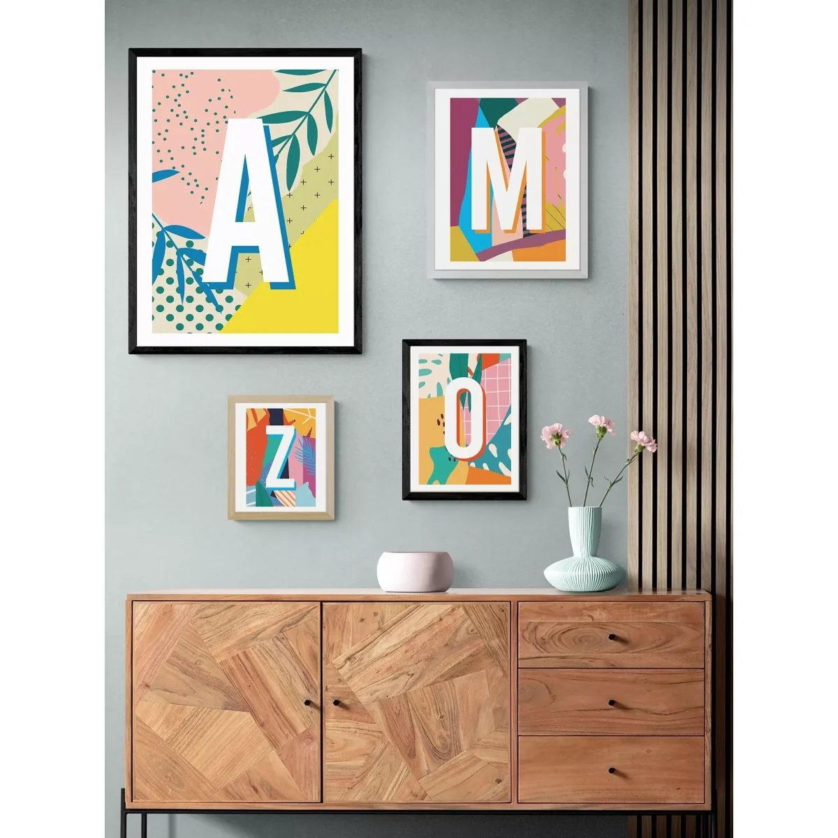 EAST END PRINTS Sei and Ru 'A Letter' Framed Print – image 2