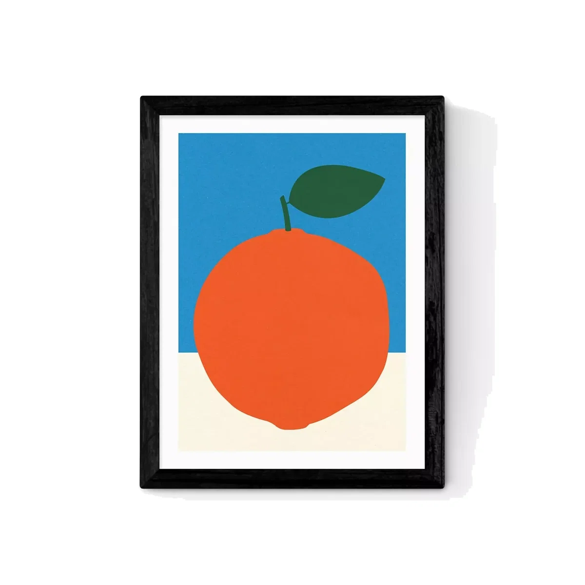 EAST END PRINTS Rosi Feist 'Blue & Orange' Framed Print – image 1