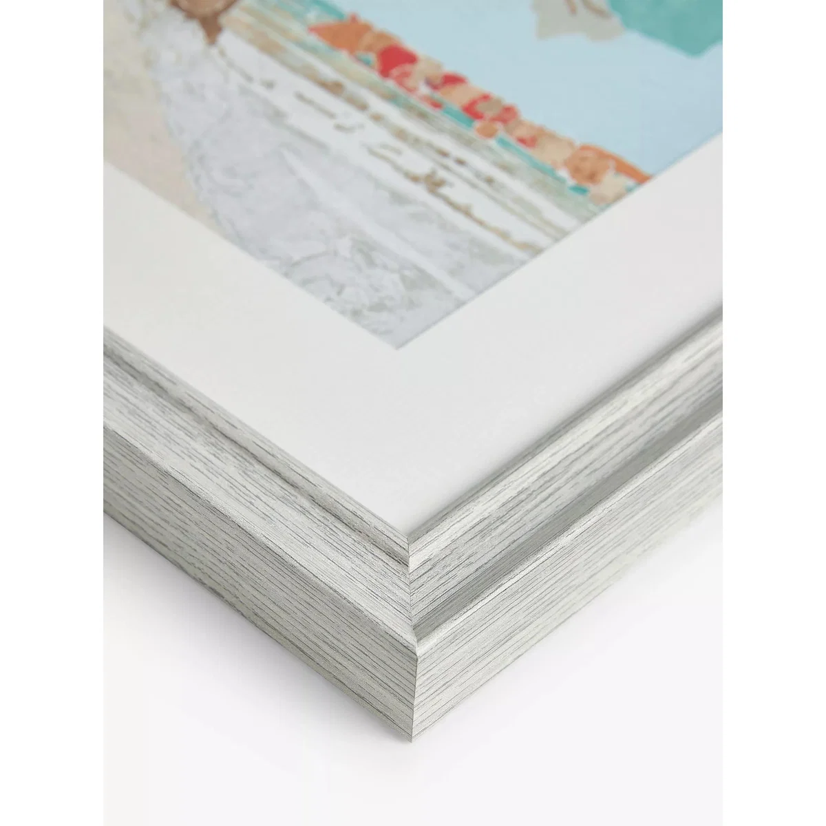 John Lewis EL Cacho 'Calm & Pure' Framed Print & Mount, 55 x 45cm, Blue/Multi – image 2