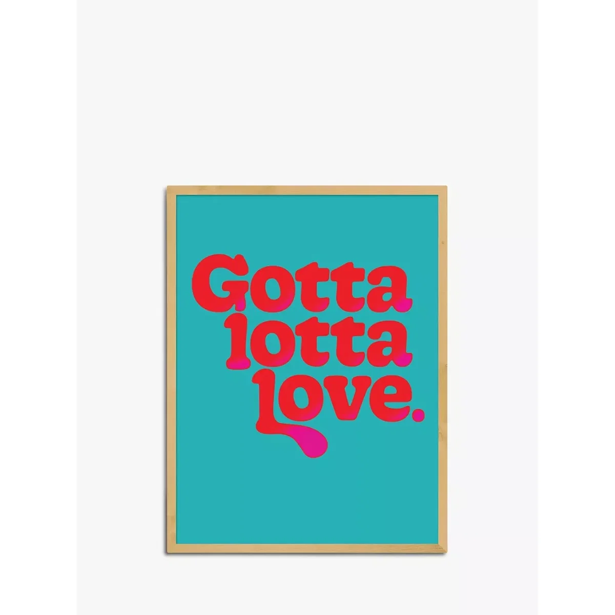 Limbo and Ginger - 'Gotta Lotta Love' & 'Sunrise' Framed Prints, Set of 2, 83.4 x 63.4cm, Teal – image 2