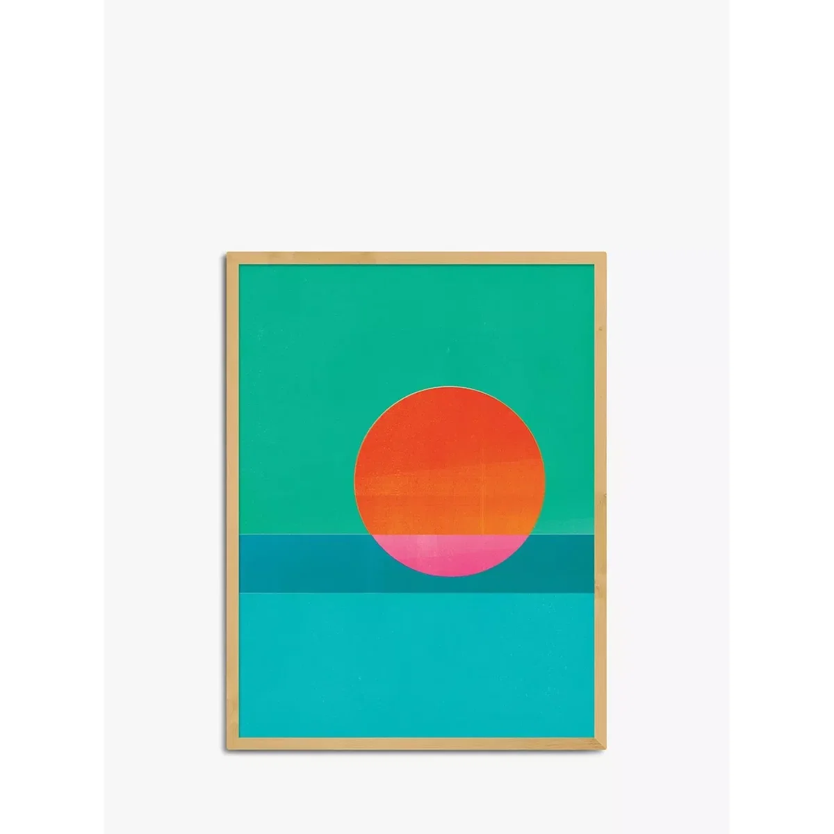 Limbo and Ginger - 'Gotta Lotta Love' & 'Sunrise' Framed Prints, Set of 2, 83.4 x 63.4cm, Teal – image 3