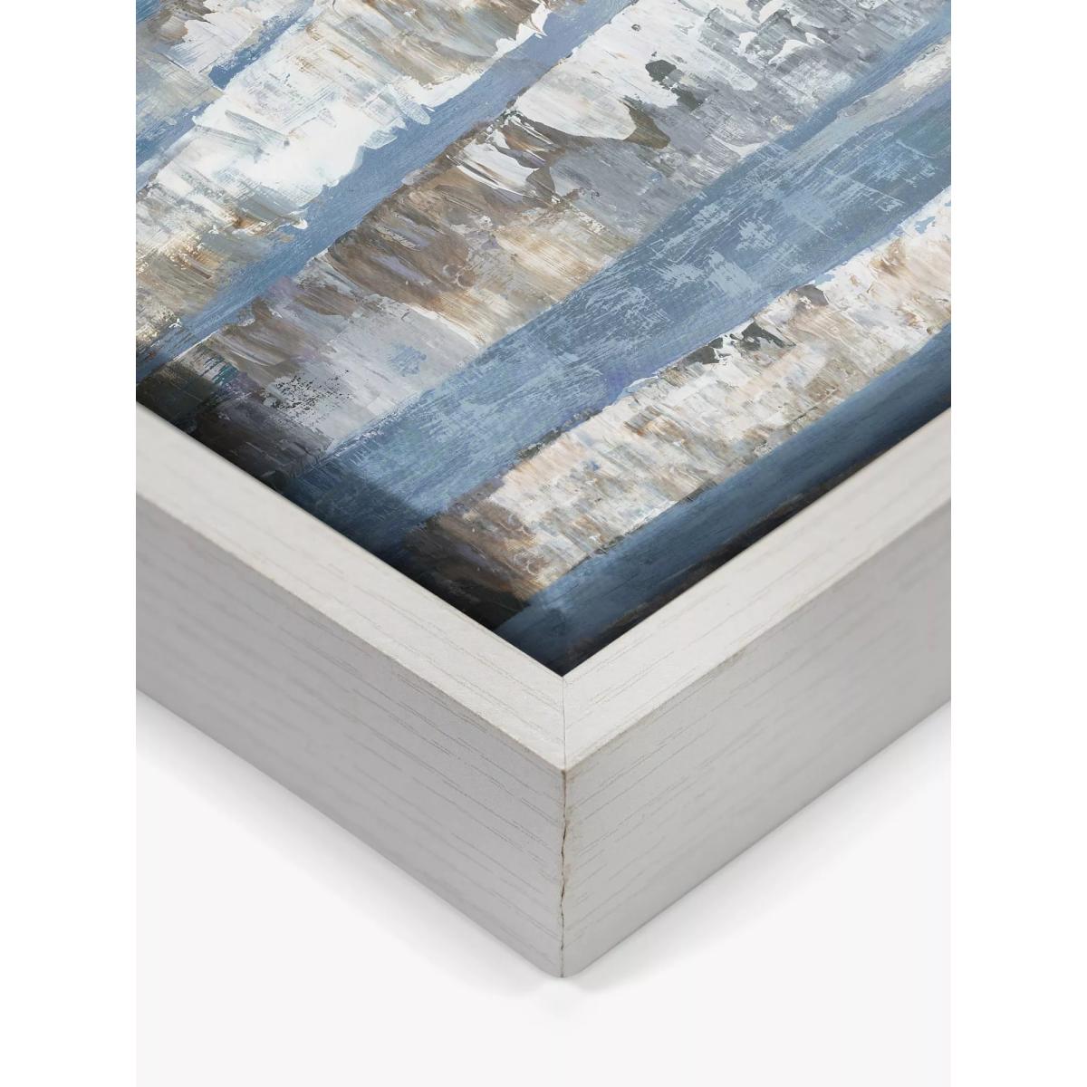 John Lewis Allison Pearce 'New Path I' Framed Canvas Print, 84 x 124cm, Blue/Multi – image 3