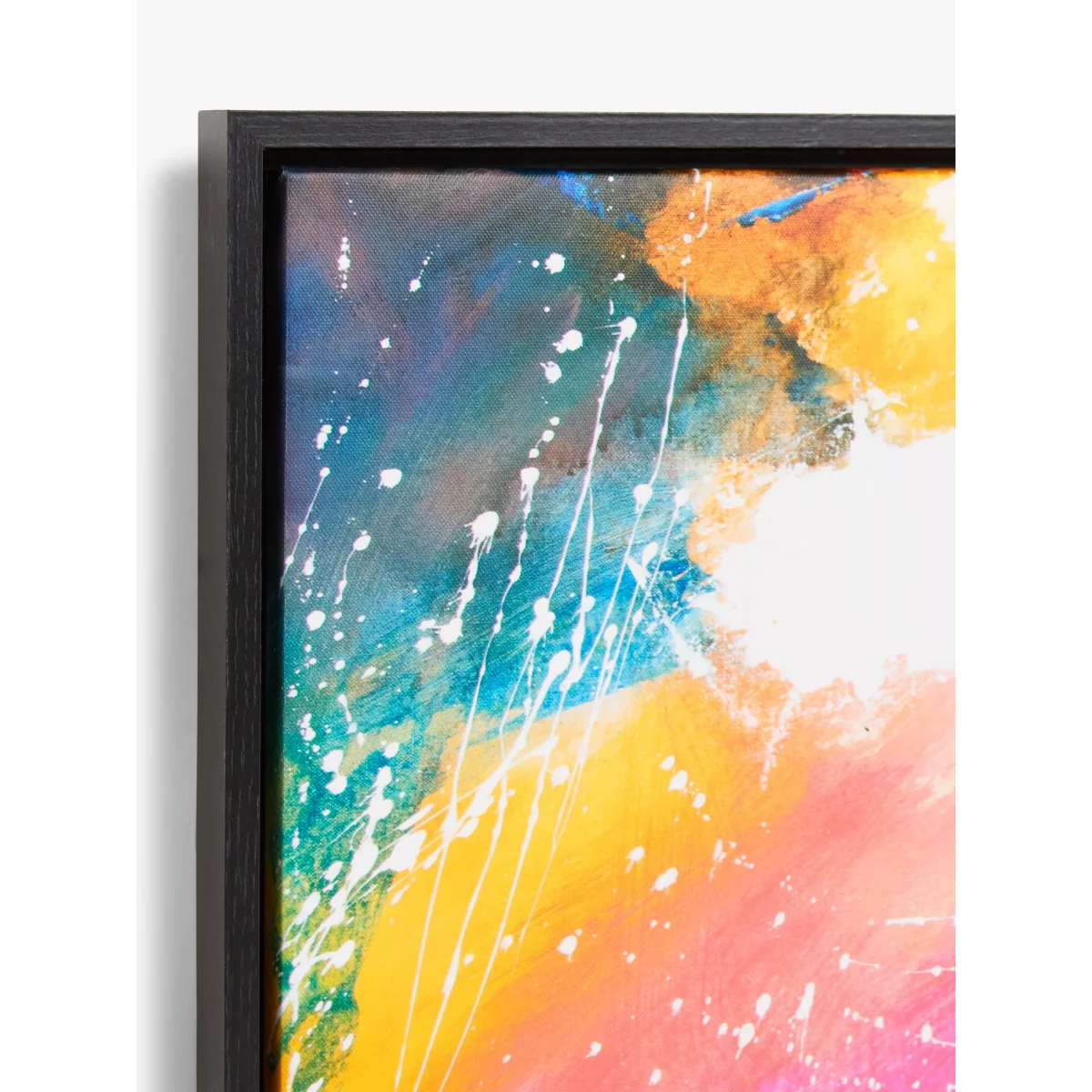 Natasha Barnes - 'Energy Within' Abstract Framed Canvas Print, 84 x 84cm, Multi – image 2