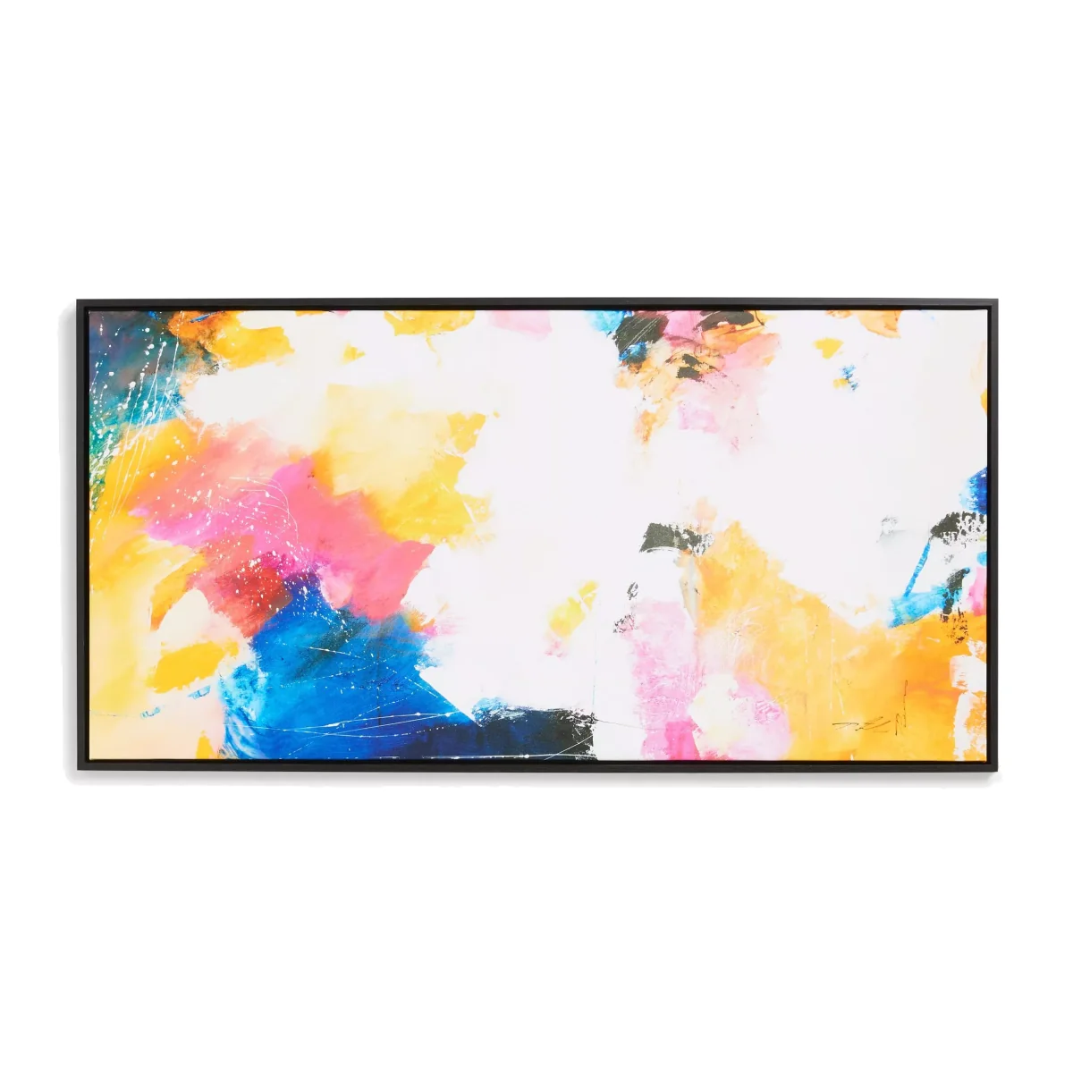 Natasha Barnes - 'Energy Within' Abstract Framed Canvas Print, 84 x 84cm, Multi – image 1