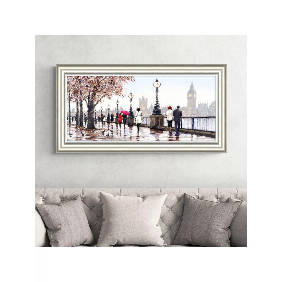 John Lewis Richard Macneil 'Thames View' Framed Print, 58 x 113cm, Multi – image 2
