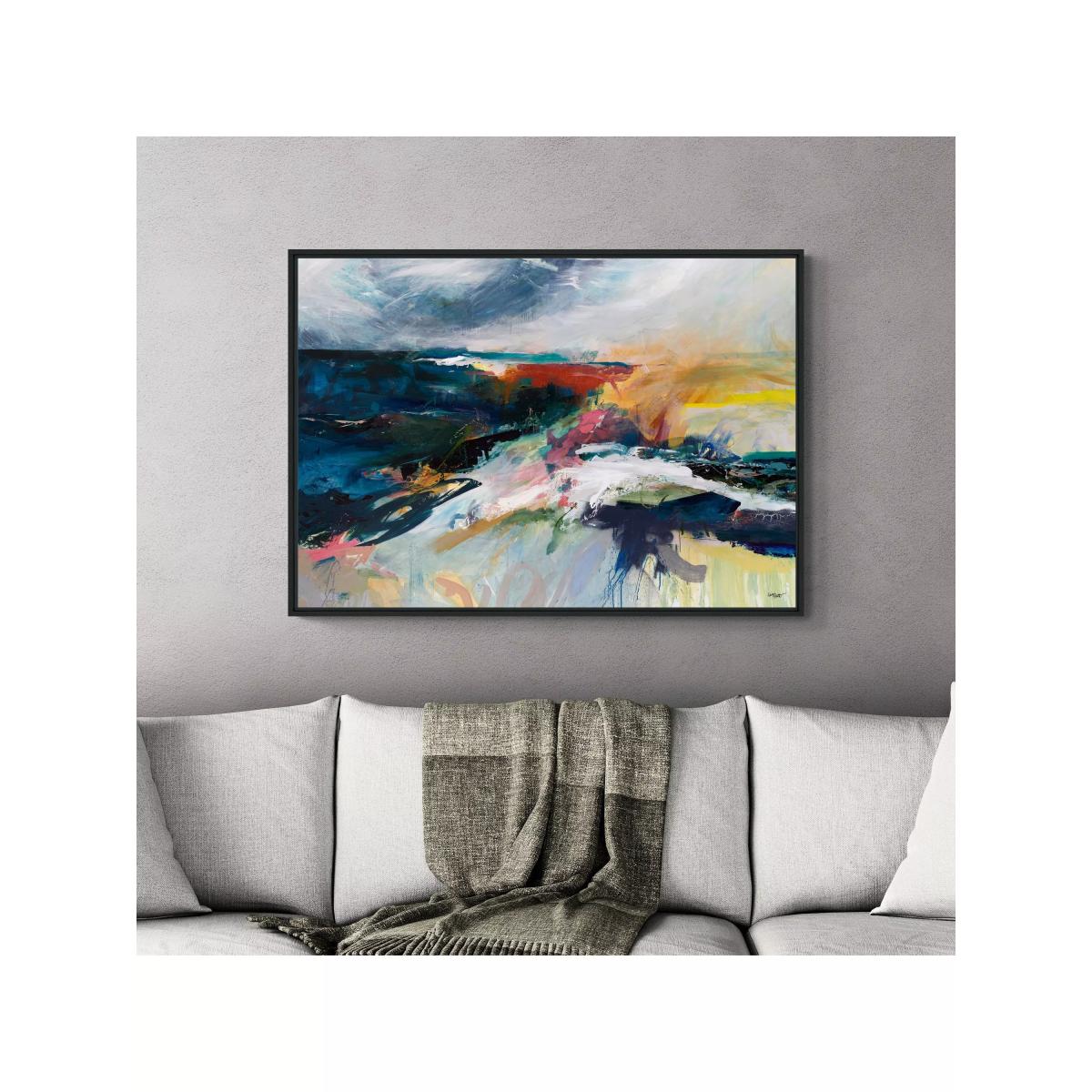 John Lewis Georgia Elliot 'Unforgiving Elements' Framed Print, 74 x 104cm, Black – image 2