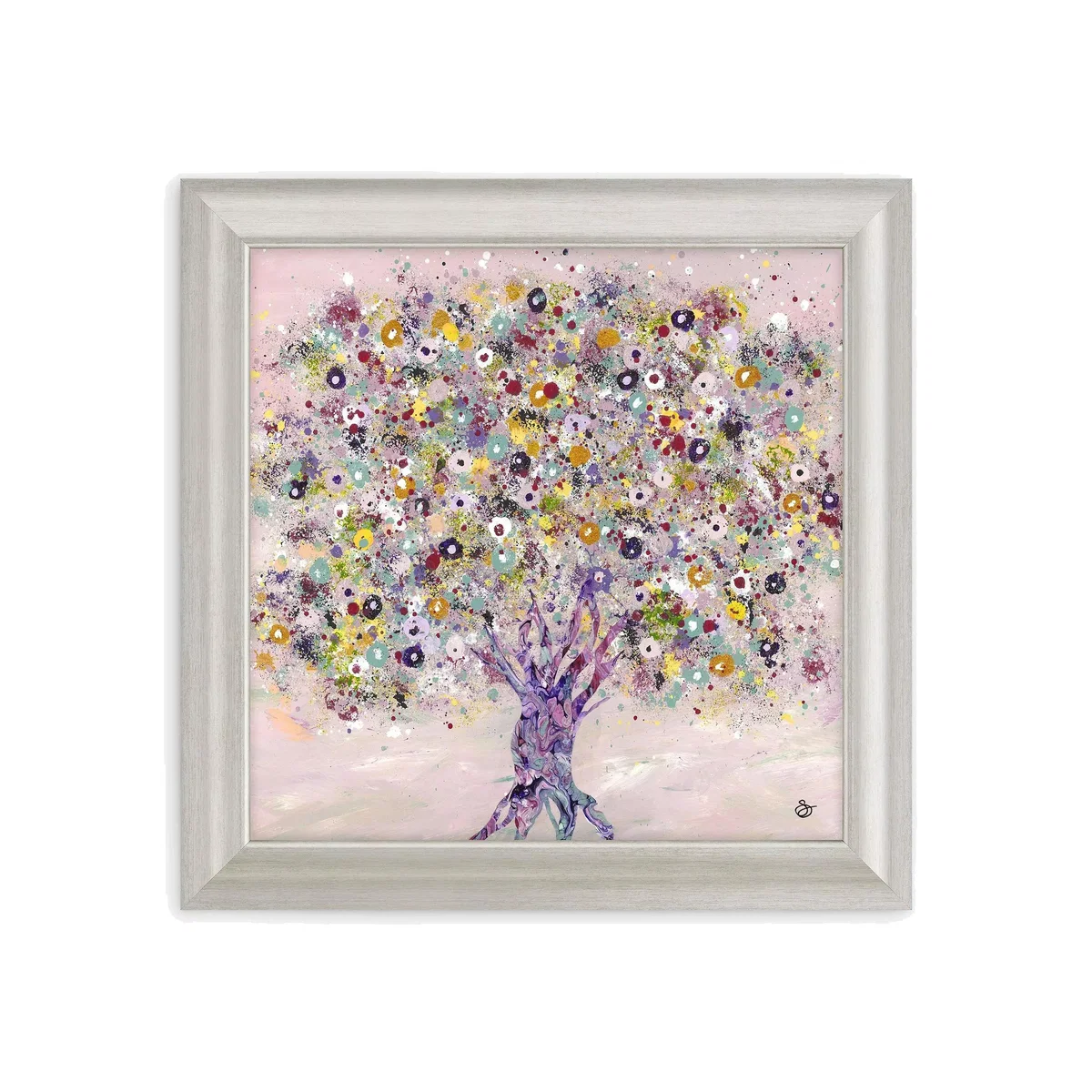 John Lewis Sara Otter 'Summer Bloom' Framed Print, 60.5 x 60.5cm, Multi – image 1