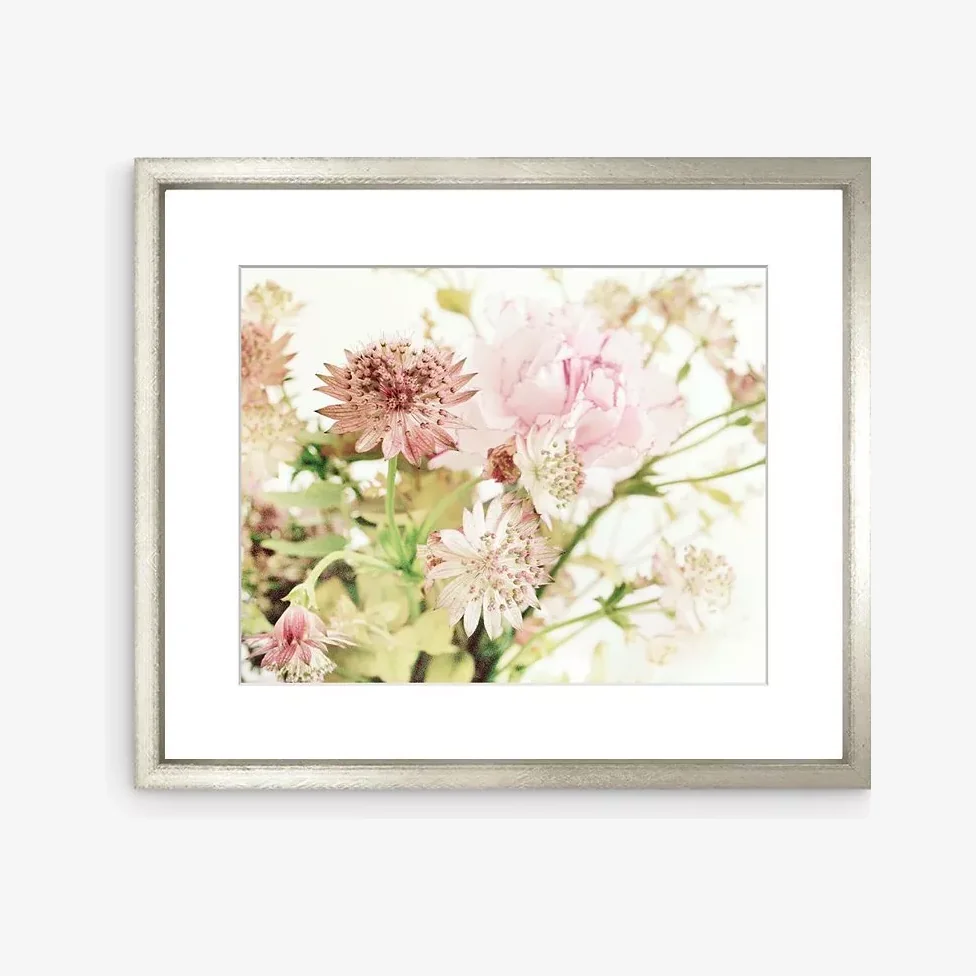 Muriel de Seze - Pink Bouquet Framed Print & Mount, 49 x 58cm, Pink