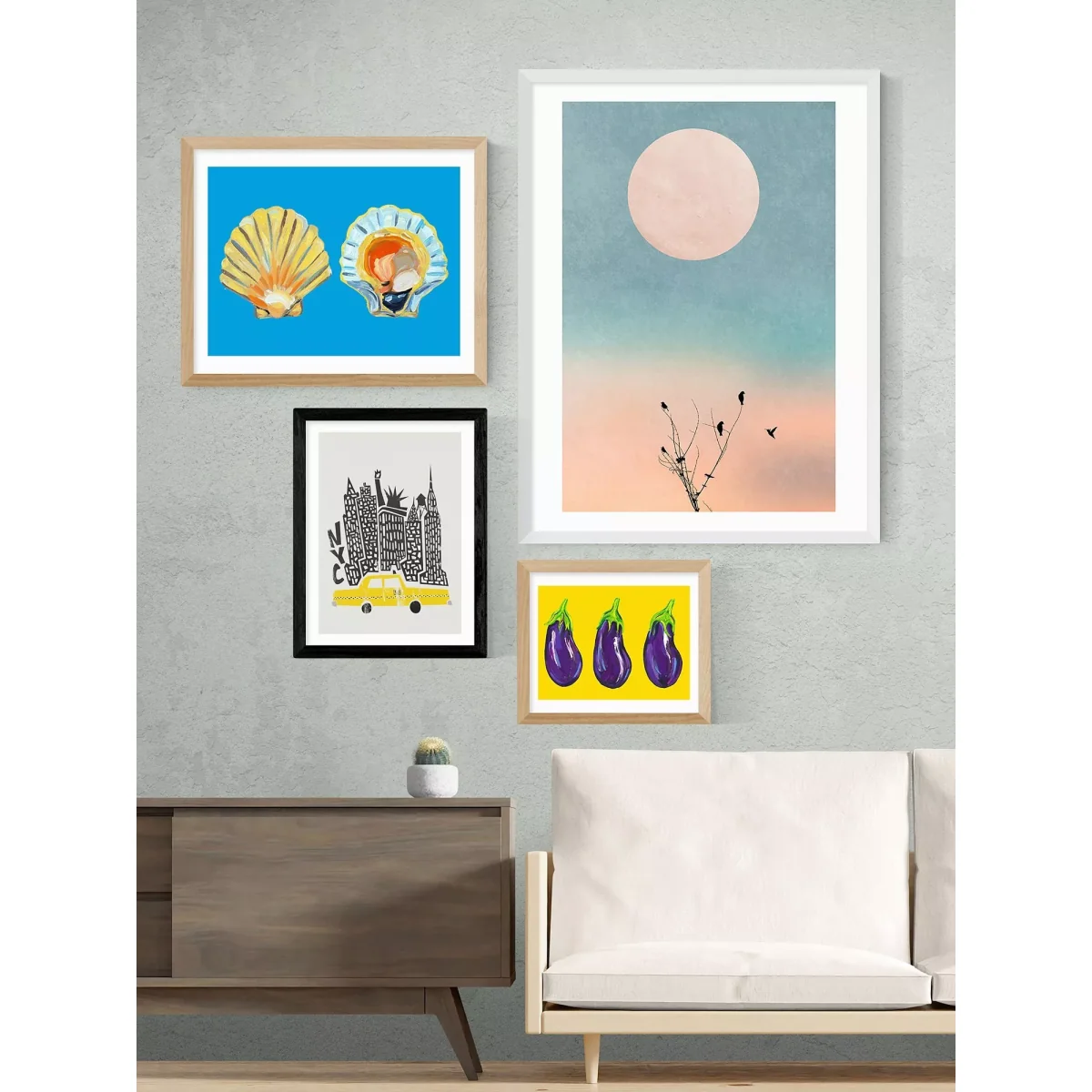 EAST END PRINTS Fox & Velvet 'New York Citiscape' Framed Print – image 2