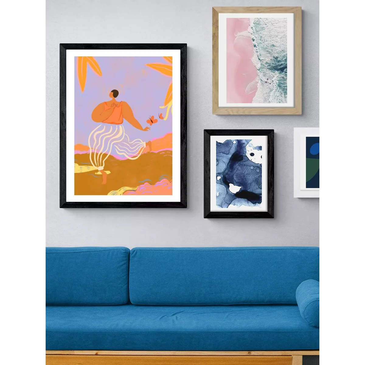 EAST END PRINTS Arty Guava 'Ladida' Framed Print – image 2