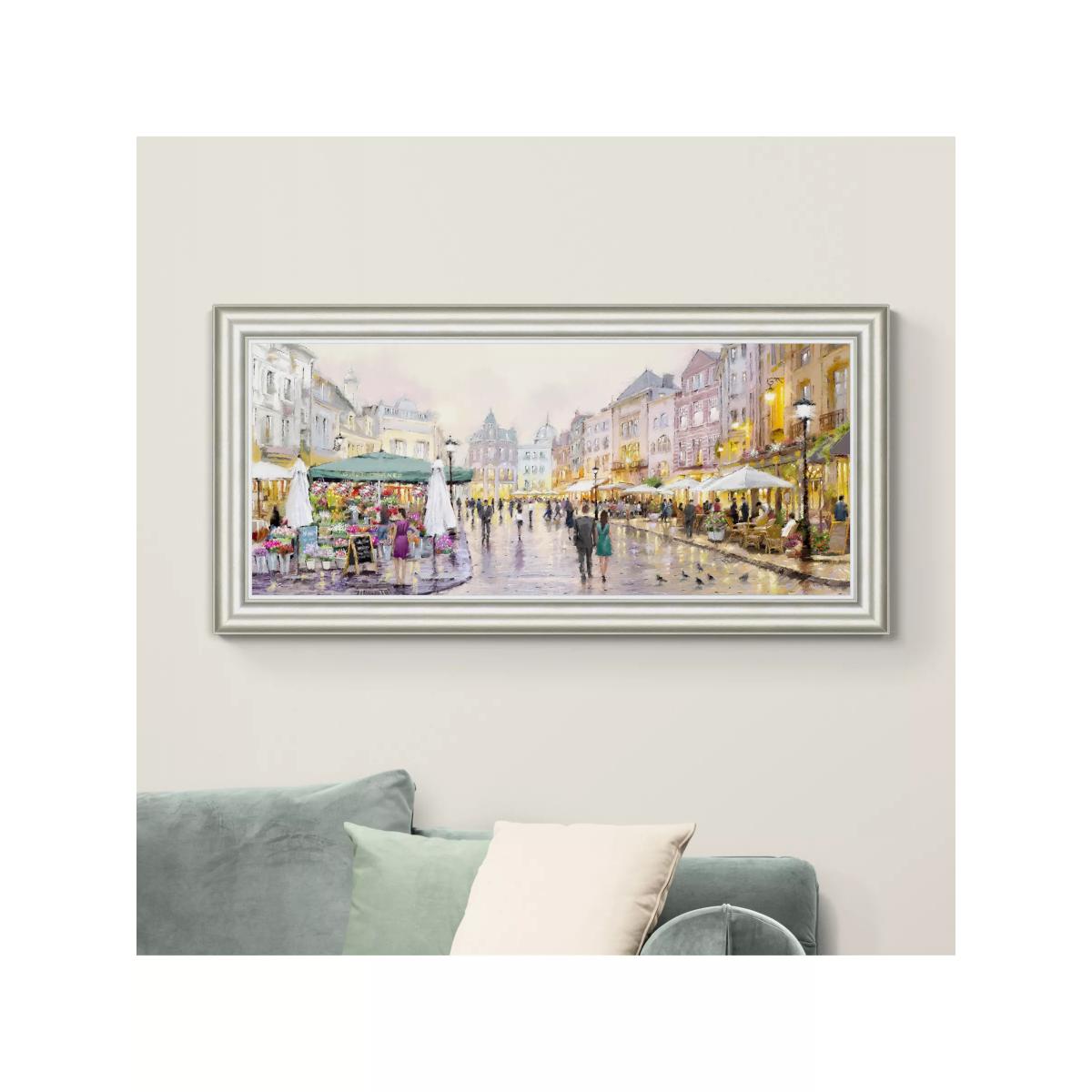 Richard Macneil - 'Evening Glow' Framed Print, 63 x 129cm, Multi – image 2