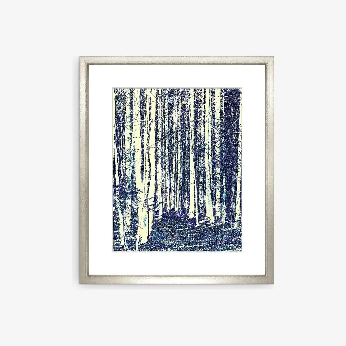 Peter Neumann - Abstract Trail Framed Print & Mount, 97 x 82cm, Purple/Multi