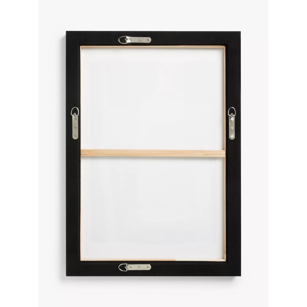 John Lewis Abstract Neutral Framed Canvas, Set of 2, 70 x 50cm, White/Multi – image 4