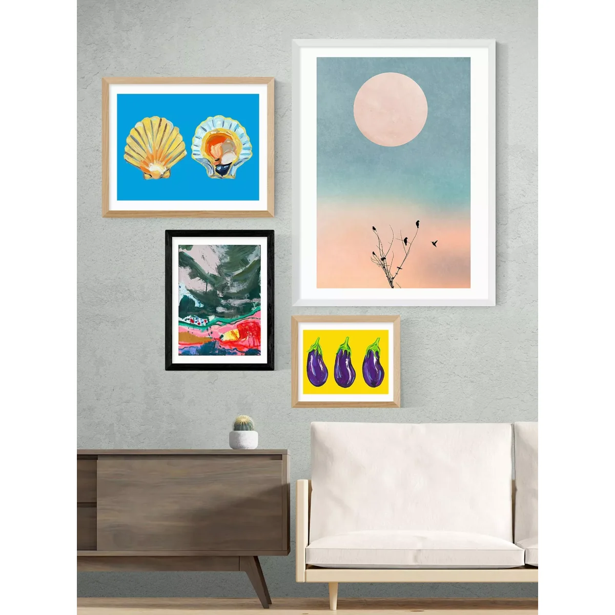 EAST END PRINTS Emily Powell '8305' Abstract Framed Print – image 2