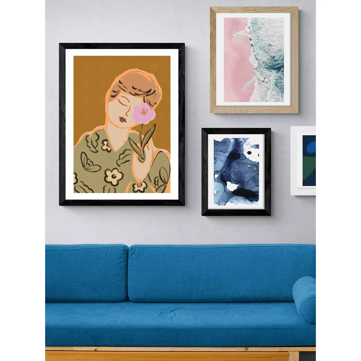 EAST END PRINTS Arty Guava 'Calm' Framed Print – image 2