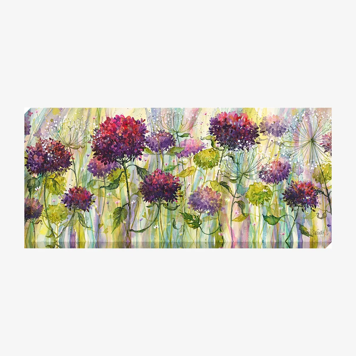 Catherine Stephenson - Hydrangea Burst Canvas Print, 135 x 60cm
