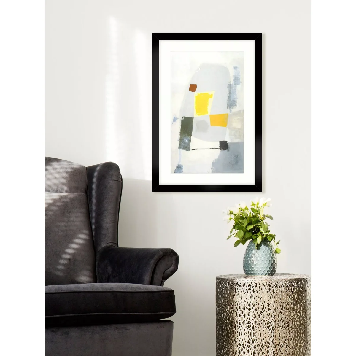 John Lewis & Partners + Tate John Wells 'Brimstone Moth Variation' Wood Framed Print & Mount, 64 x 44cm – image 3