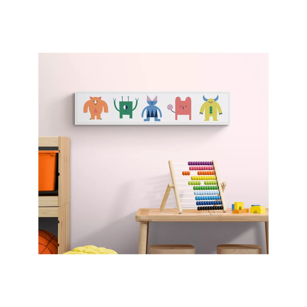 John Lewis Robot Monsters Wall Art, 100 x 20cm – image 2