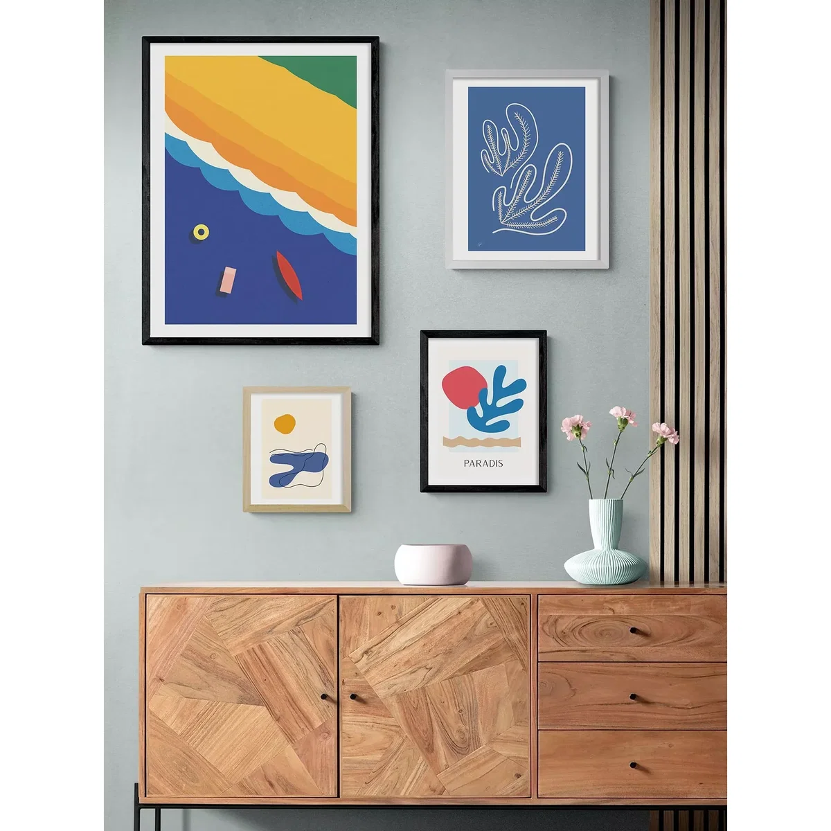 EAST END PRINTS Rosi Feist 'Beach Life' Framed Print – image 2