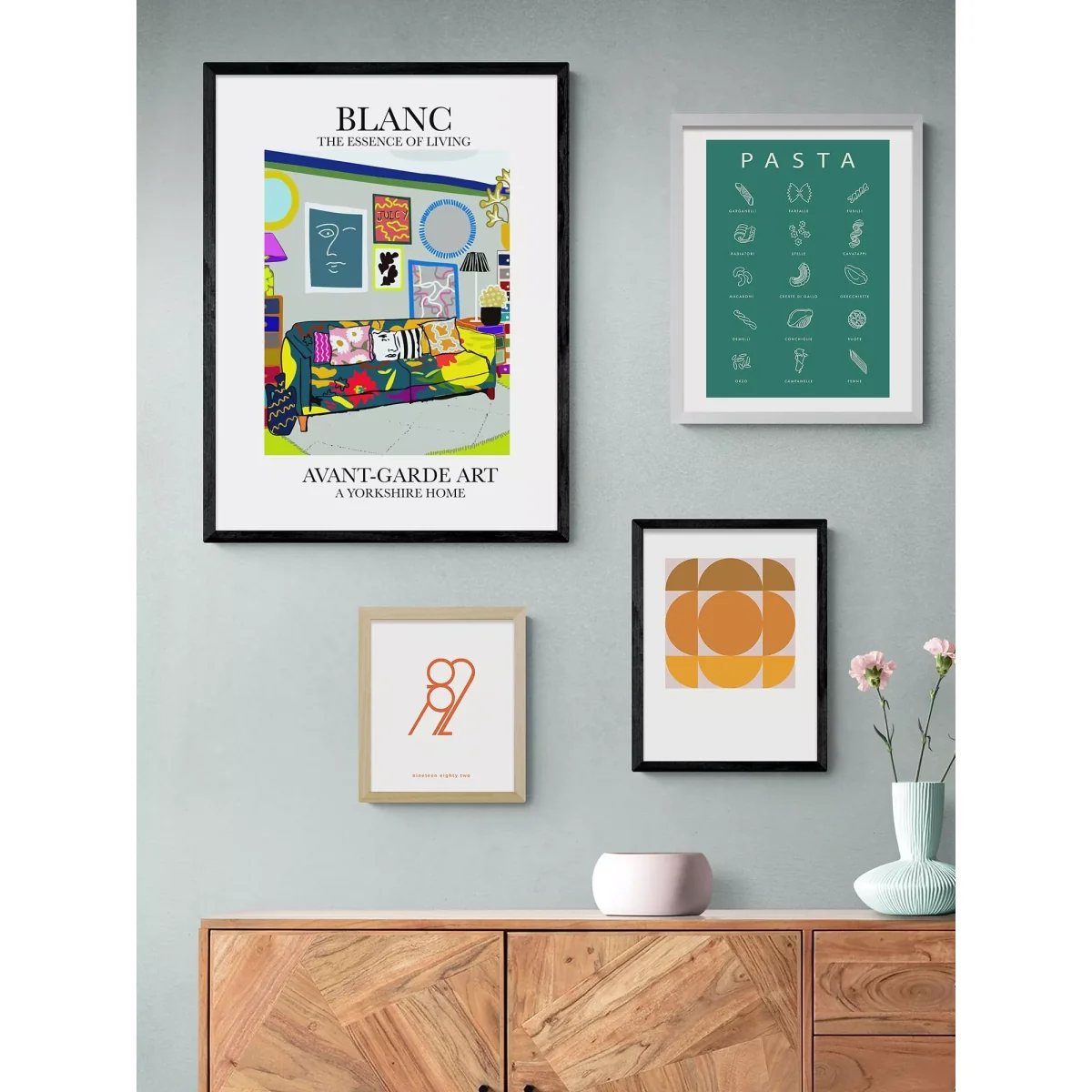 EAST END PRINTS BLANC Prints 'A Yorkshire Home' Framed Print – image 2