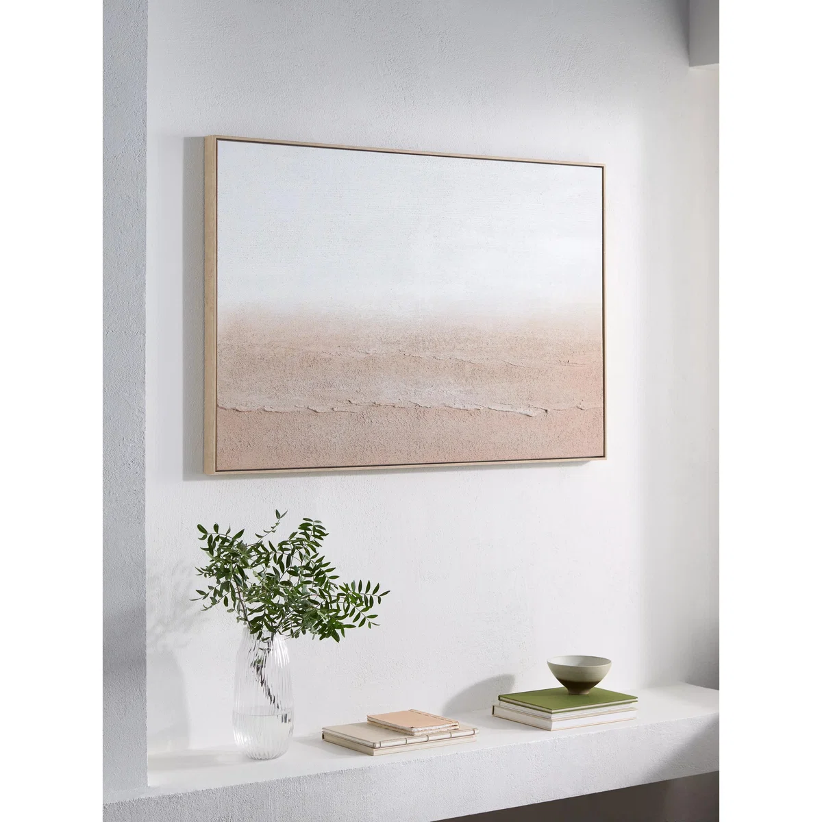 John Lewis 'Sandscape' Framed Canvas Print, 80 x 120cm, Sand – image 2