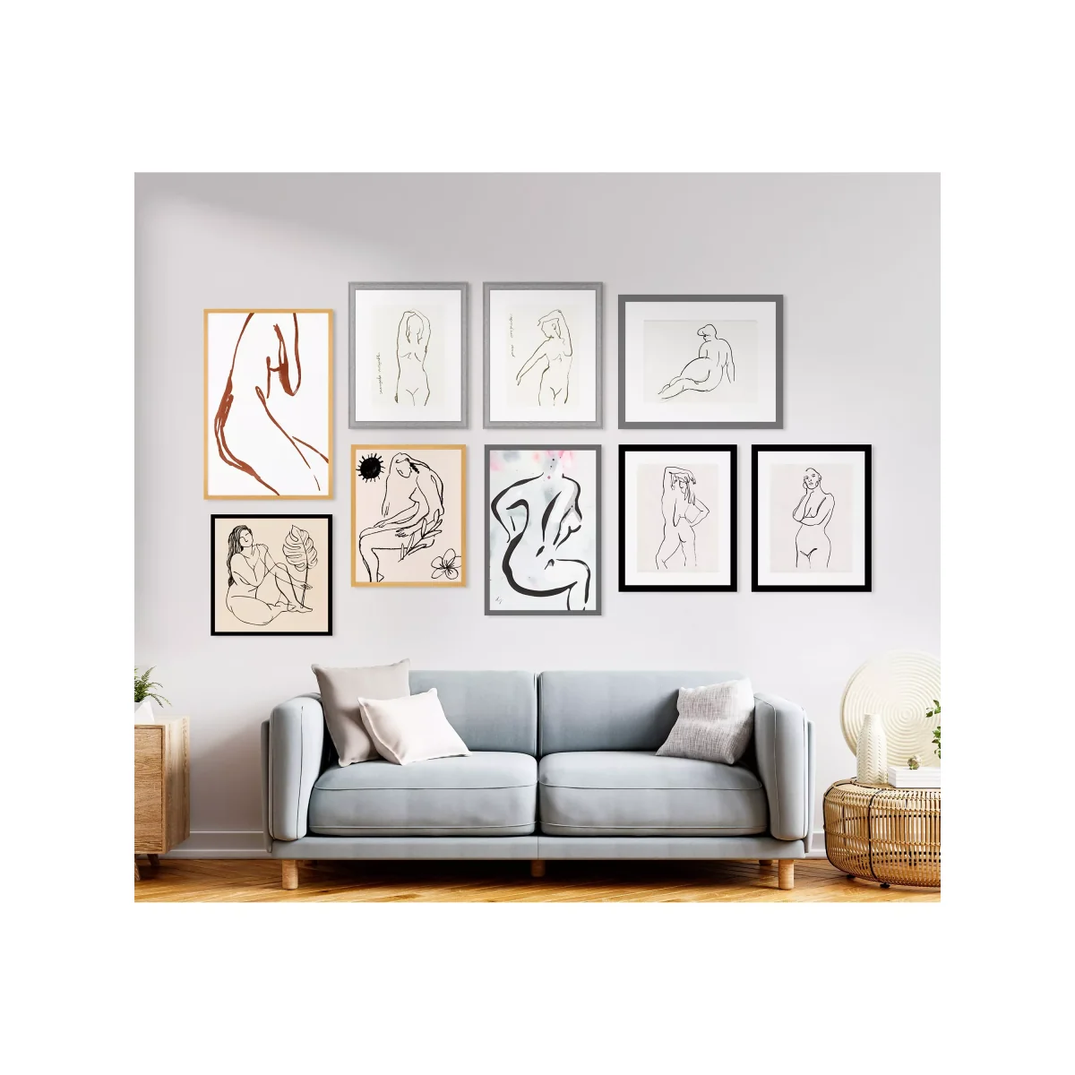 Dominic James Studio - 'Derriere' Framed Print, 43.5 x 63.5cm, Black/White – image 4