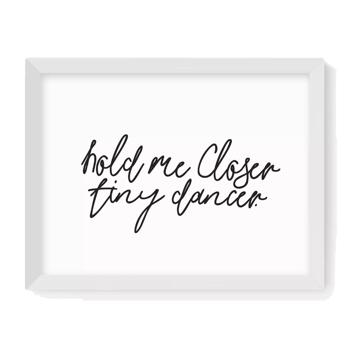 EAST END PRINTS Honeymoon Hotel 'Hold Me Closer Tiny Dancer' Framed Print – image 1