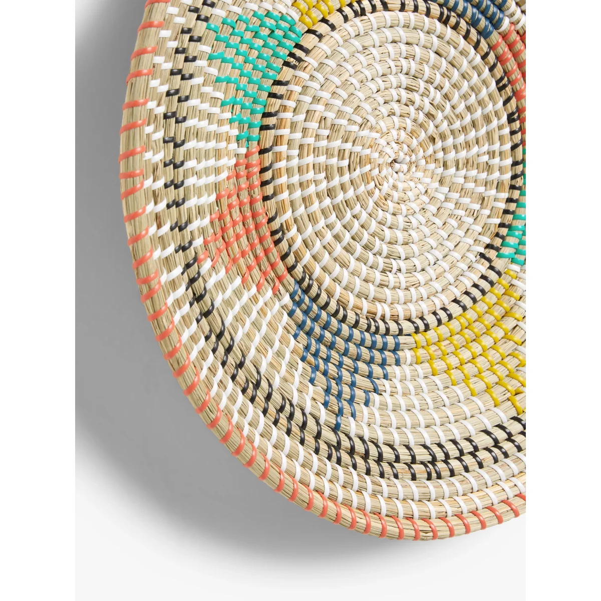 John Lewis Woven Seagrass Abstract Star Wall Art, 36cm, Natural/Multi – image 2