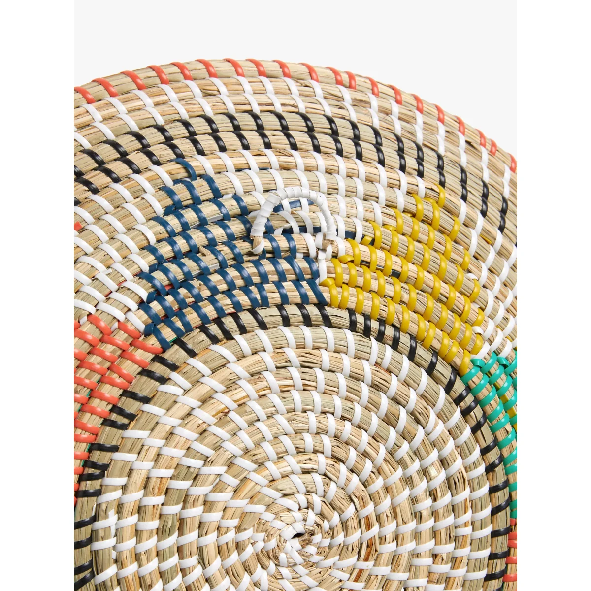 John Lewis Woven Seagrass Abstract Star Wall Art, 36cm, Natural/Multi – image 3