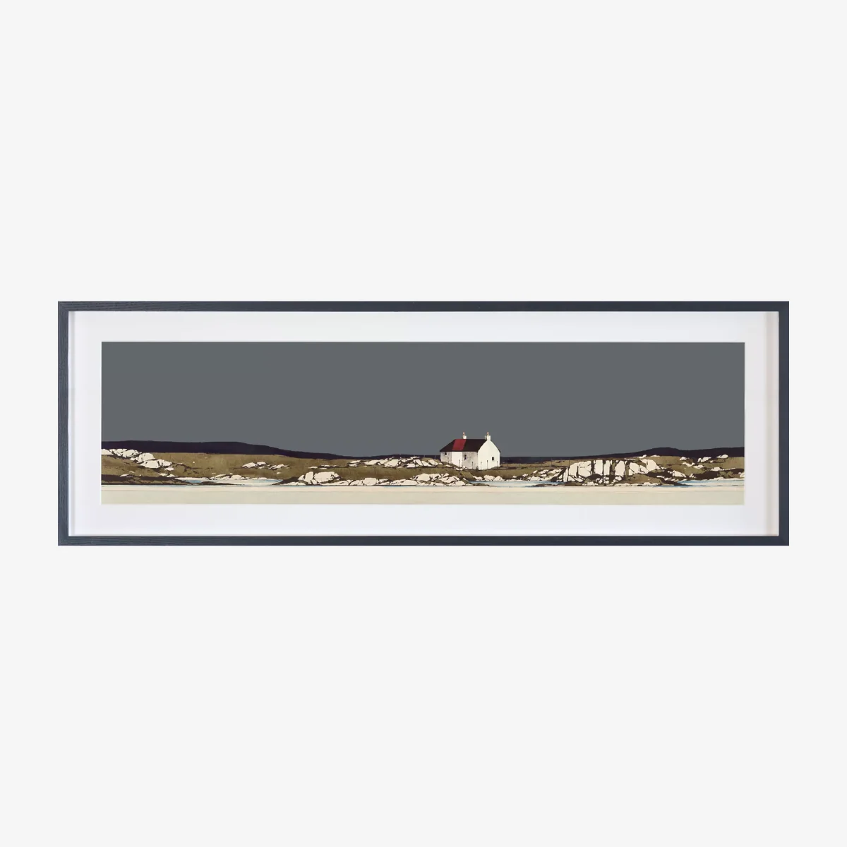 Ron Lawson - Traigh Mhor Barra Framed Print & Mount, 36 x 108cm – image 1