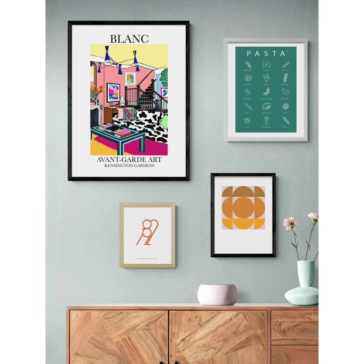 EAST END PRINTS BLANC Prints 'Kensington Gardens' Framed Print – image 2