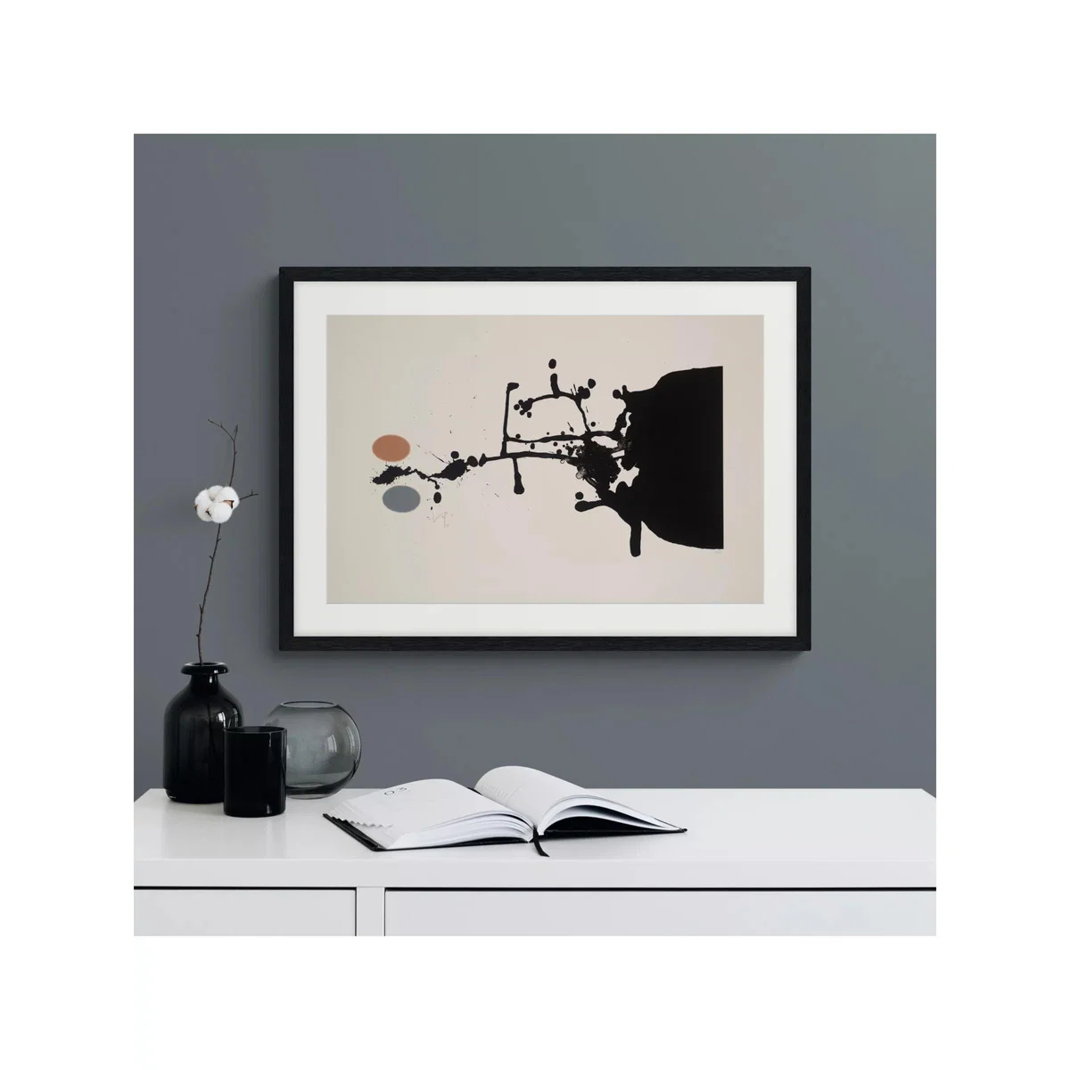 John Lewis + Tate Victor Pasmore 'Black Tiger' Wood Framed Print & Mount, 53 x 73cm – image 2