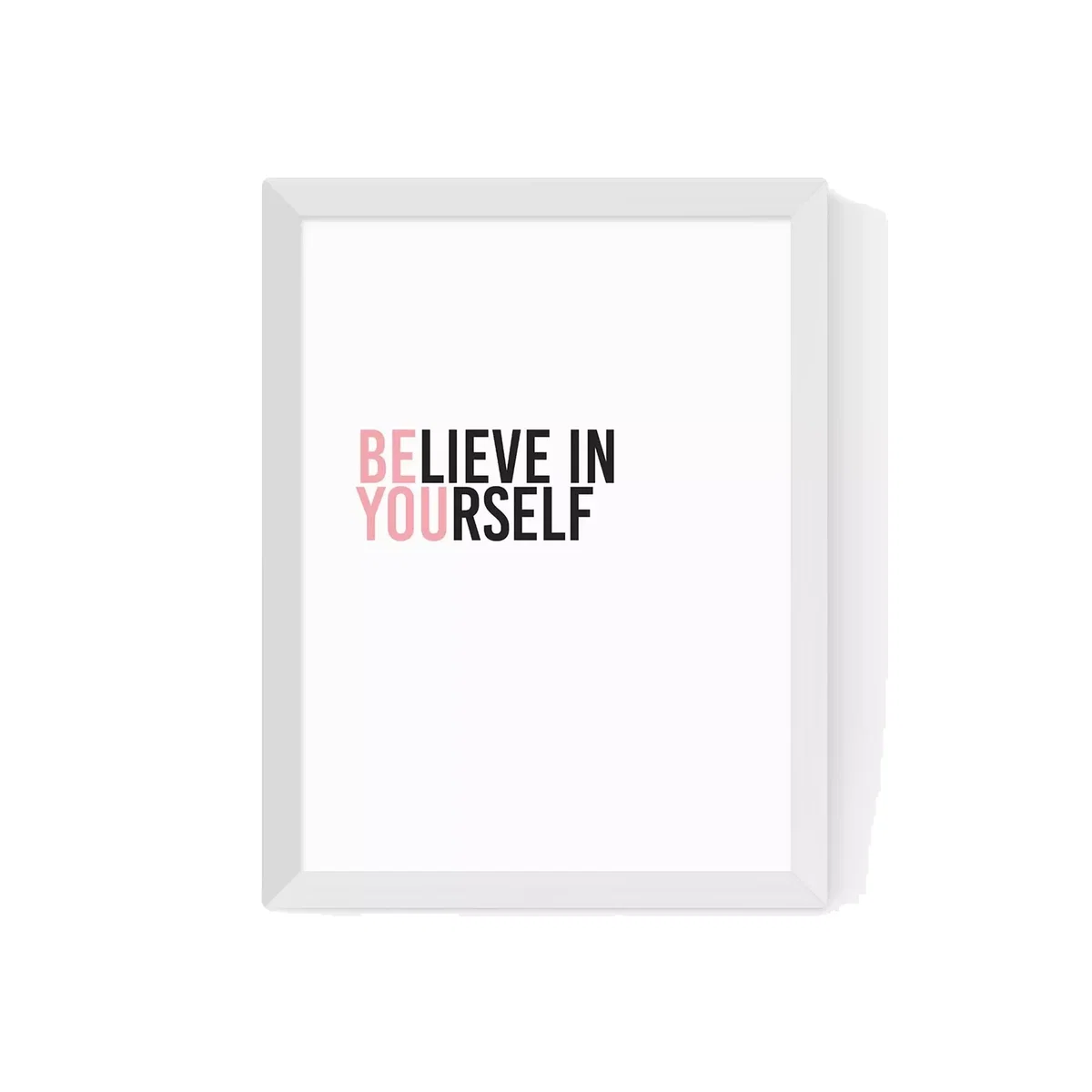 EAST END PRINTS Colour TV 'Believe In Yourself' Framed Print