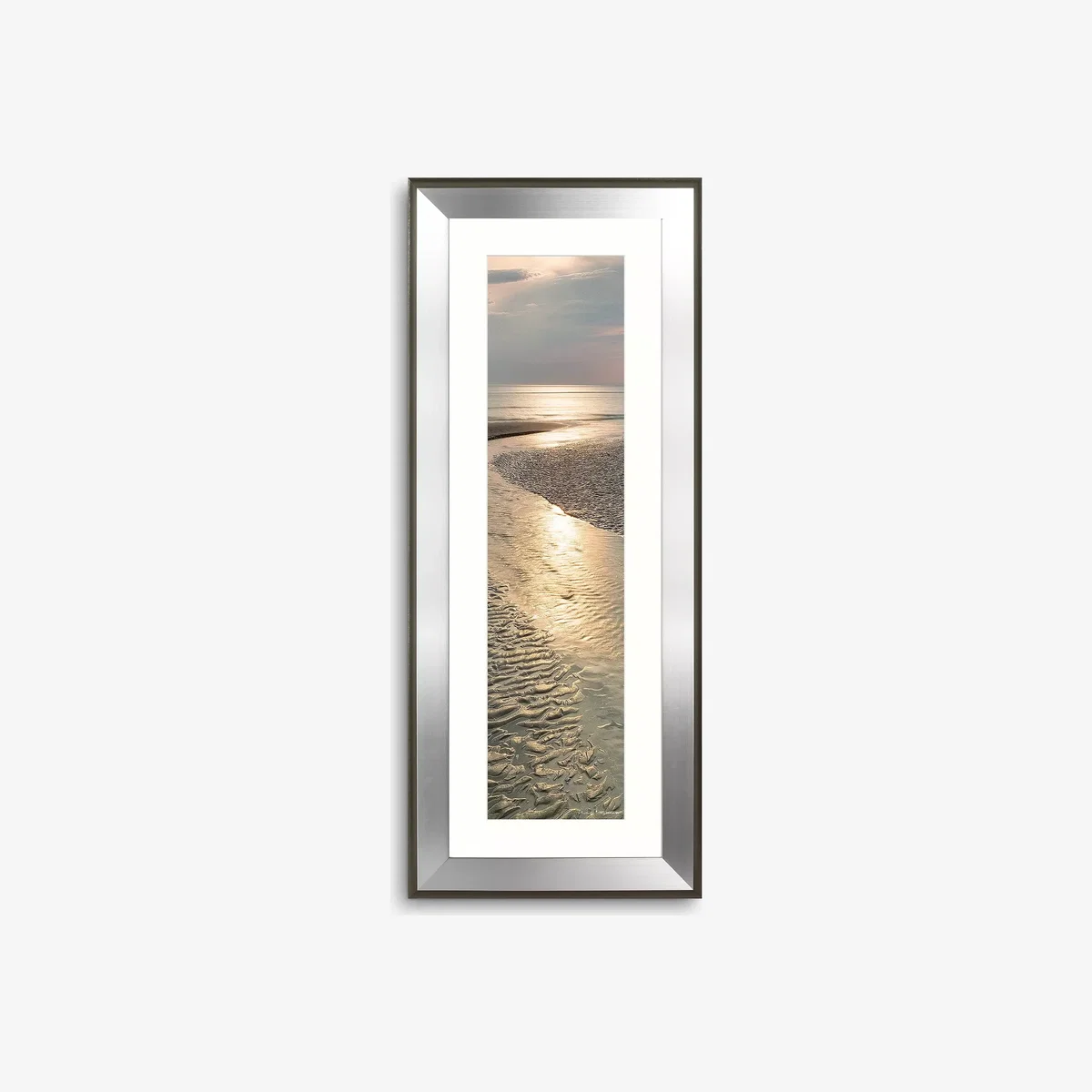 Mike Shepherd - Shimmering Light II Embellished Framed Print & Mount, 100.5 x 40.5cm – image 1