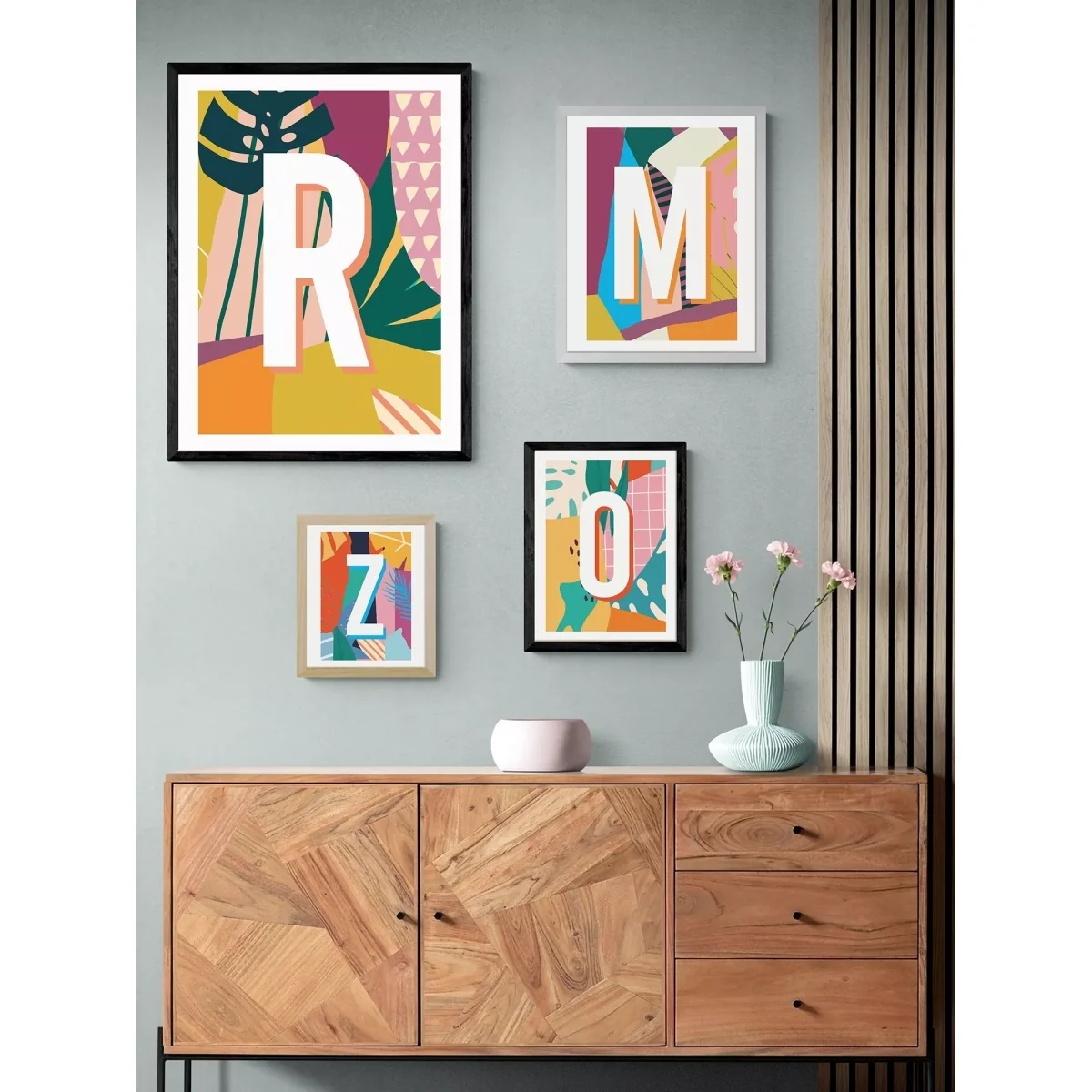 EAST END PRINTS Sei and Ru 'R Letter' Framed Print – image 2