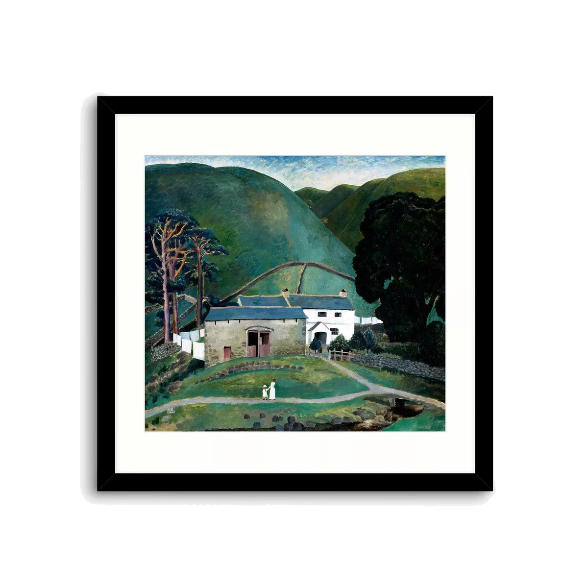 John Lewis + Tate Dora Carrington 'Farm at Watendlath' Wood Framed Print & Mount, 62 x 62cm – image 1