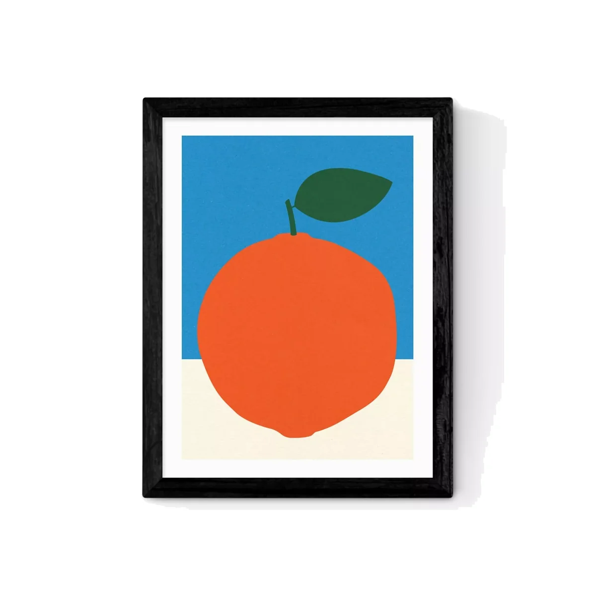 EAST END PRINTS Rosi Feist 'Blue & Orange' Framed Print – image 1