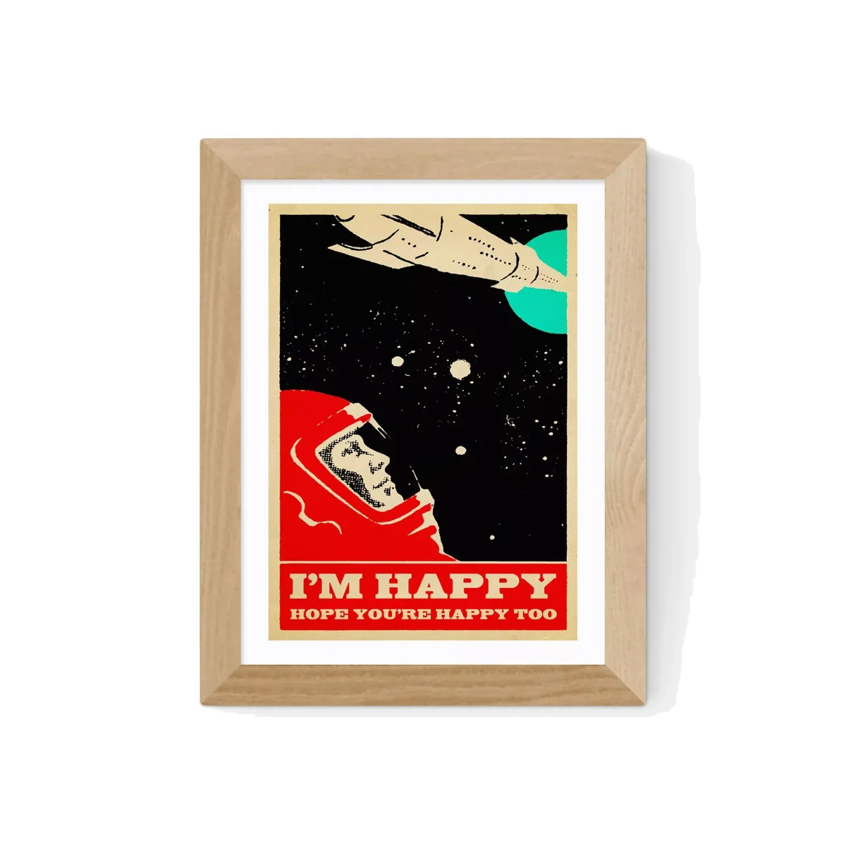 EAST END PRINTS Indie Prints 'Ashes to Ashes' Framed Print