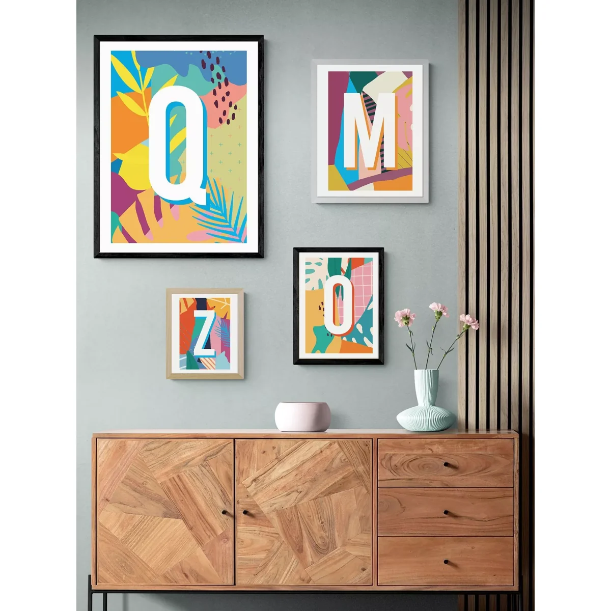 EAST END PRINTS Sei and Ru 'Q Letter' Framed Print – image 2