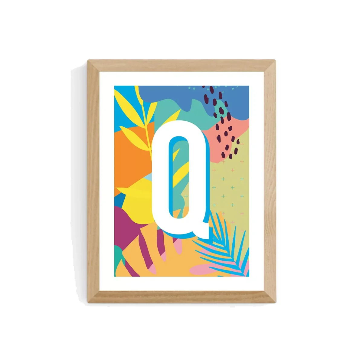 EAST END PRINTS Sei and Ru 'Q Letter' Framed Print – image 1