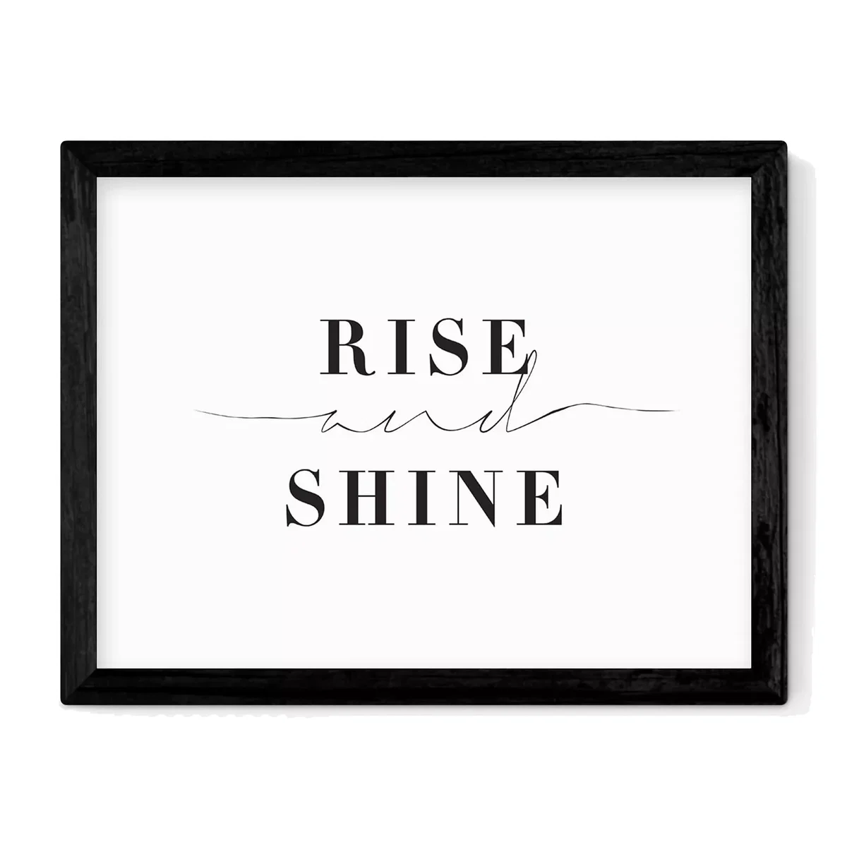 EAST END PRINTS Honeymoon Hotel 'Rise and Shine' Framed Print – image 1