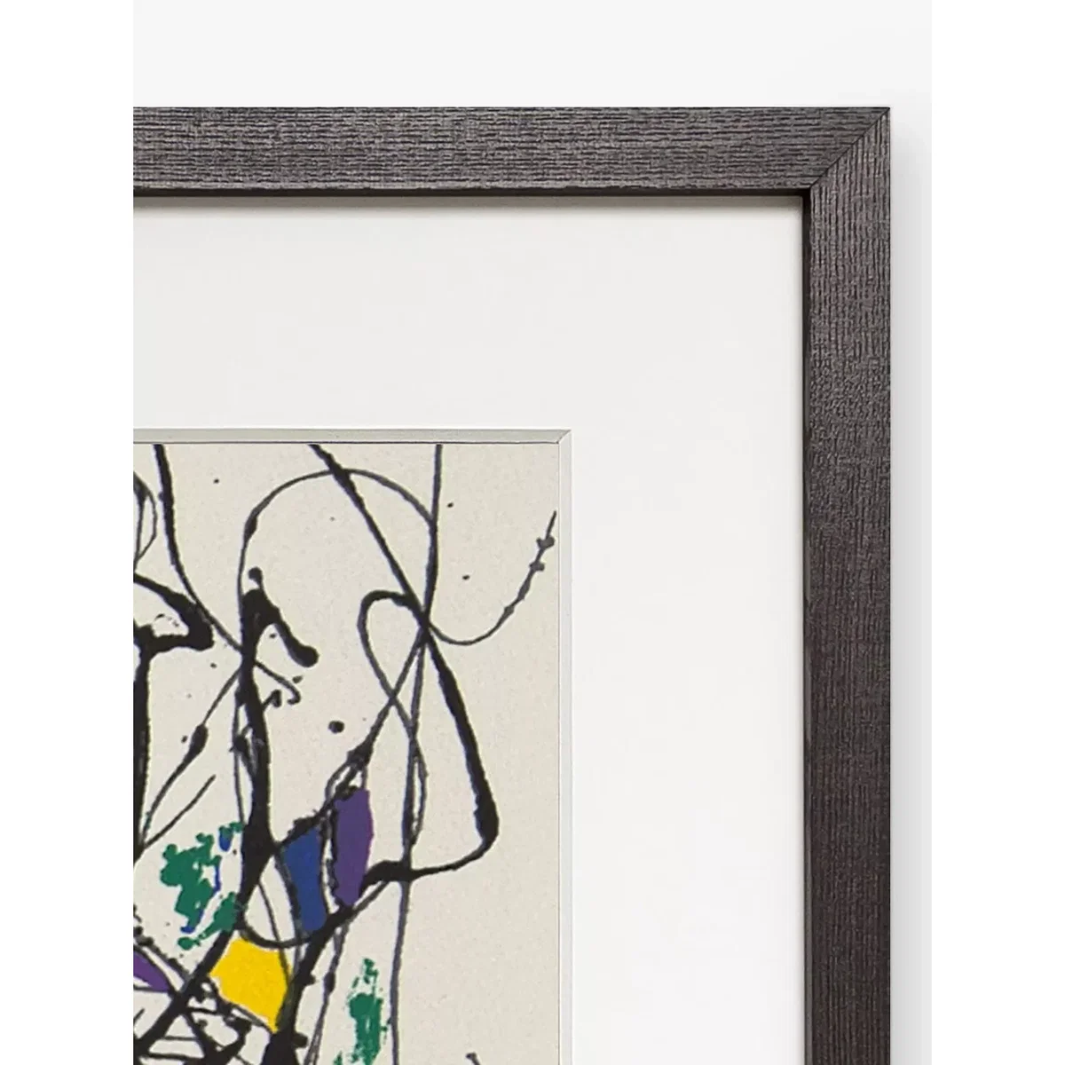 Jackson Pollock - Summertime Framed Print & Mount, 39 x 150cm, Multi – image 3