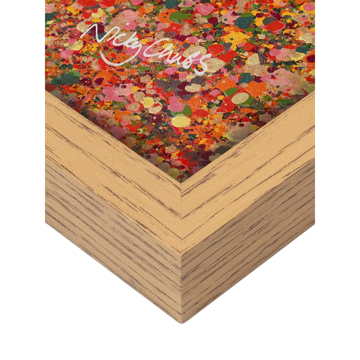 Nicky Chubb - 'Aurumn' Framed Canvas Print & Mount, 84 x 84cm, Orange – image 3