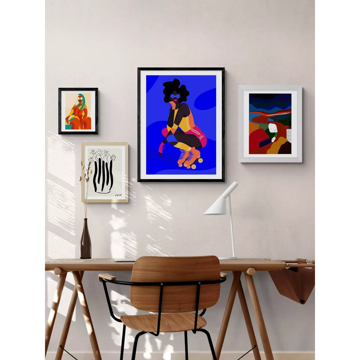 EAST END PRINTS Sofia Doudine 'Roller' Framed Print – image 2