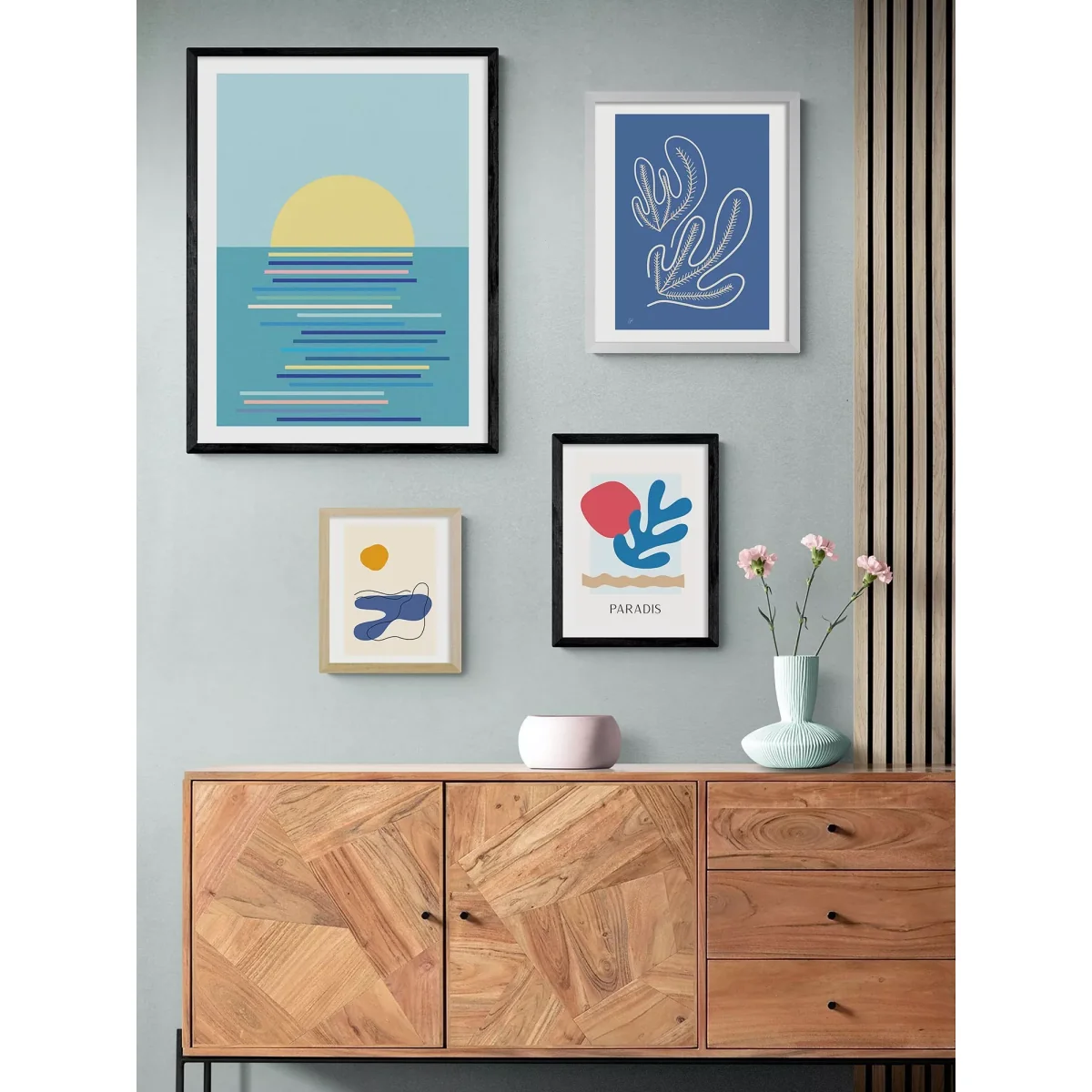 EAST END PRINTS Rosi Feist 'Sunrise in Ahrenshoop' Framed Print – image 2