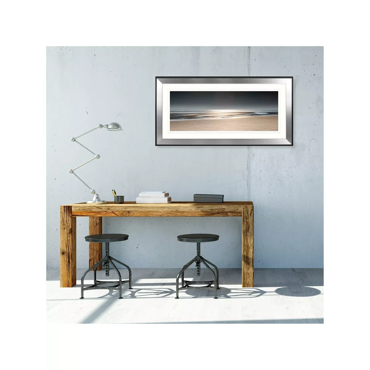 Mike Shepherd - Coastal Haze Framed Print & Mount, 110 x 55cm – image 2