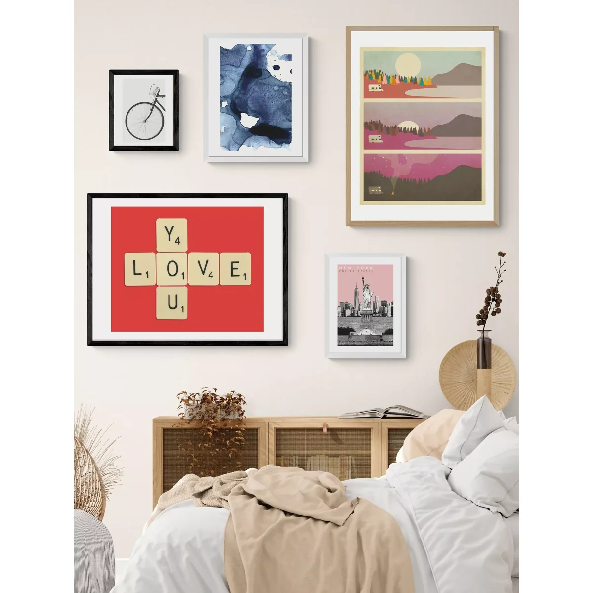 EAST END PRINTS Florent Bodart 'Love You' Framed Print – image 2
