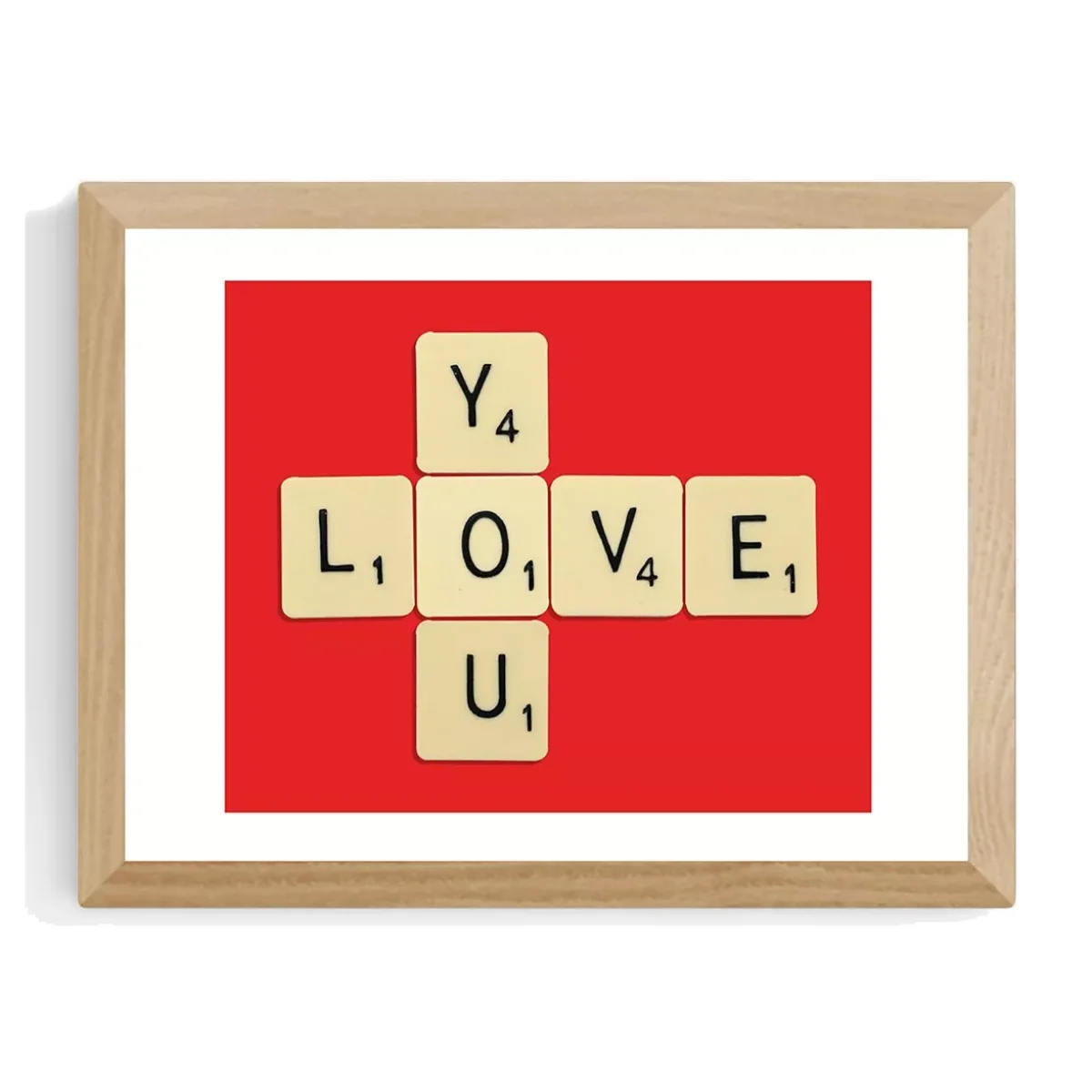 EAST END PRINTS Florent Bodart 'Love You' Framed Print – image 1