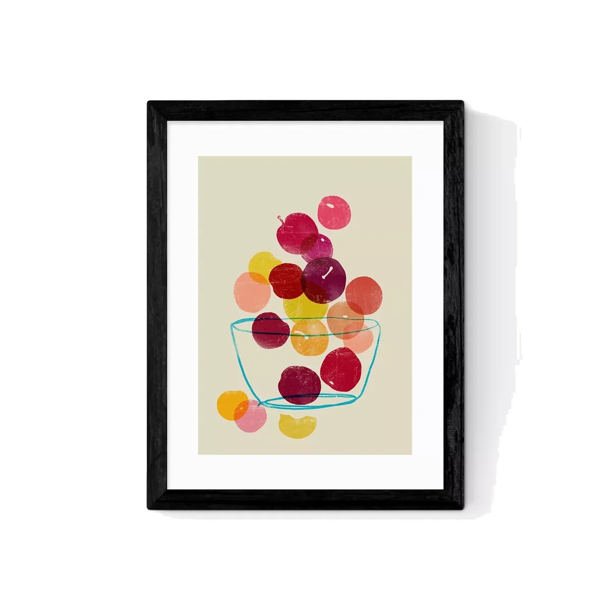 EAST END PRINTS Anek 'Plums' Framed Print – image 1